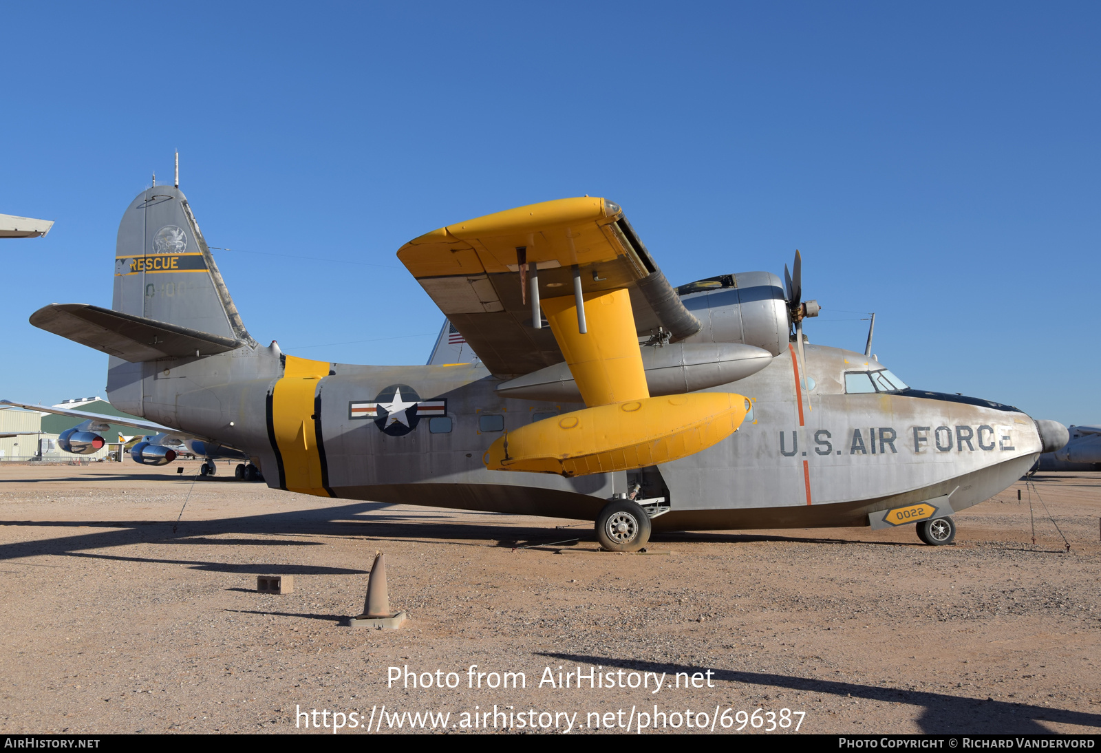 Aircraft Photo of 51-022 / 0-10022 | Grumman HU-16A Albatross | USA - Air Force | AirHistory.net #696387