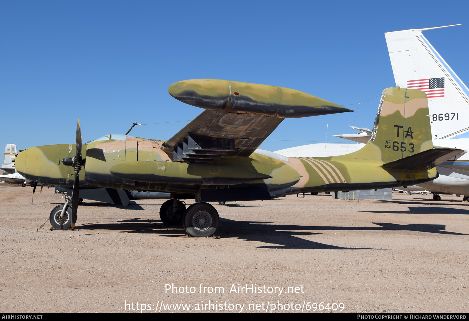 Aircraft Photo of 64-17653 / AF64-653 | On Mark A-26A Counter Invader (B-26K) | USA - Air Force | AirHistory.net #696409