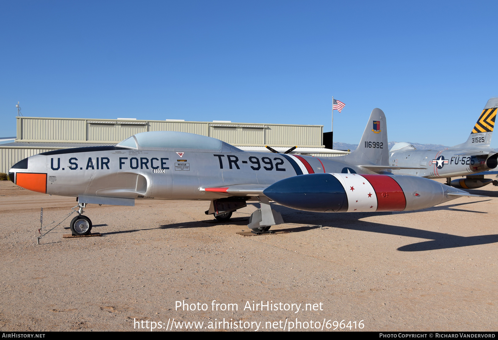 Aircraft Photo of 51-16992 | Lockheed T-33A | USA - Air Force | AirHistory.net #696416