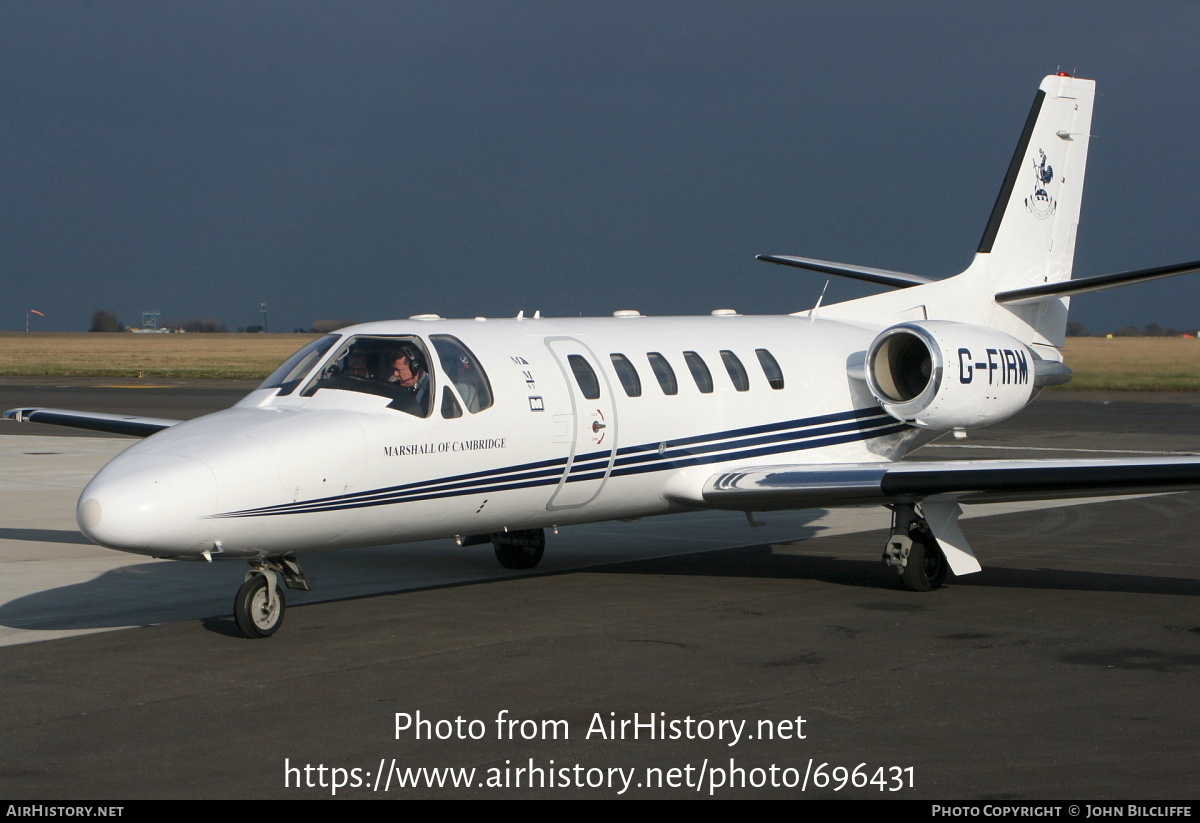 Aircraft Photo of G-FIRM | Cessna 550 Citation Bravo | Marshall of Cambridge | AirHistory.net #696431