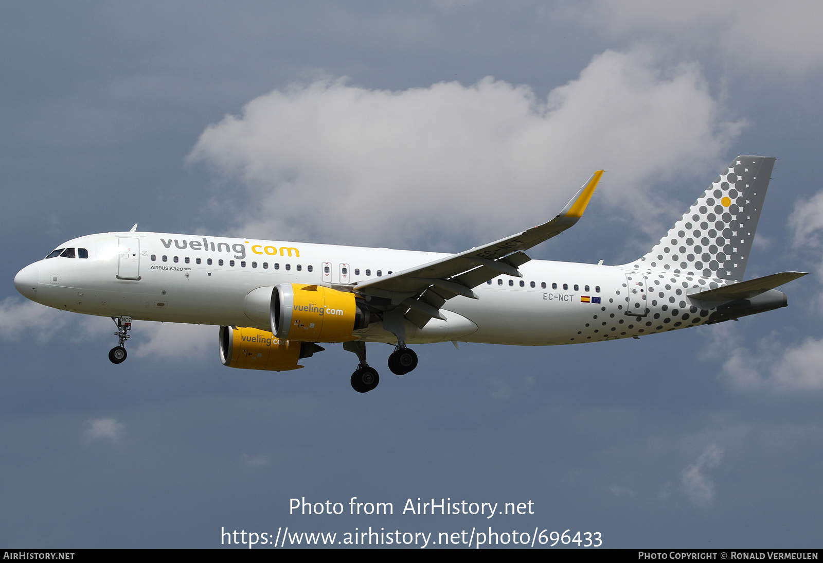 Aircraft Photo of EC-NCT | Airbus A320-271N | Vueling Airlines | AirHistory.net #696433