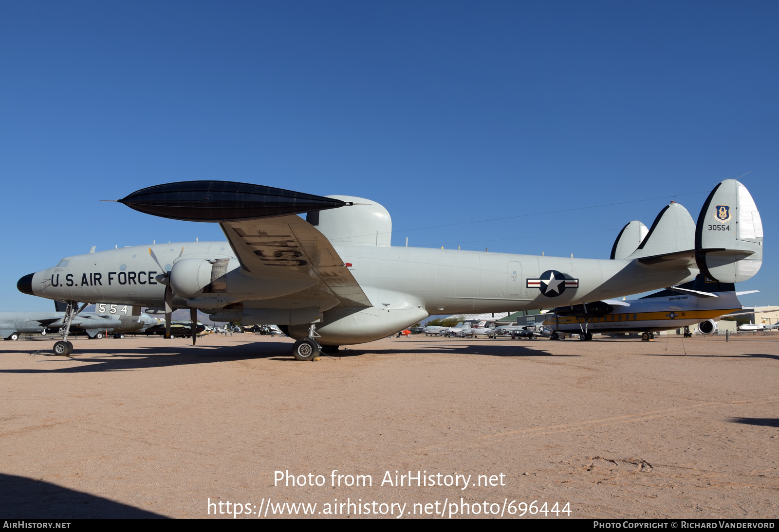 Aircraft Photo of 53-554 / 30554 | Lockheed EC-121T Warning Star | USA ...