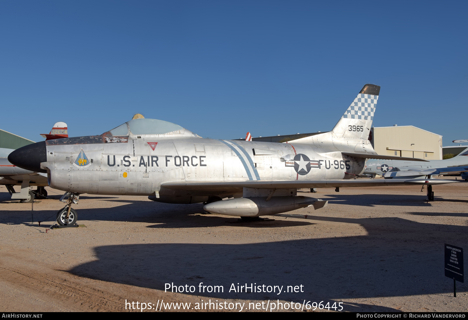 Aircraft Photo of 53-965 / 3965 | North American F-86L Sabre | USA - Air Force | AirHistory.net #696445