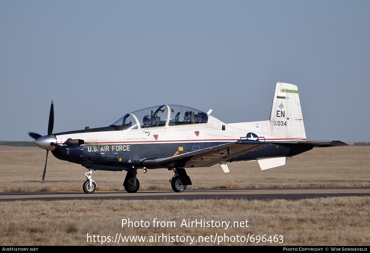 Aircraft Photo of 98-3034 / AF98-034 | Raytheon T-6A Texan II | USA - Air Force | AirHistory.net #696463