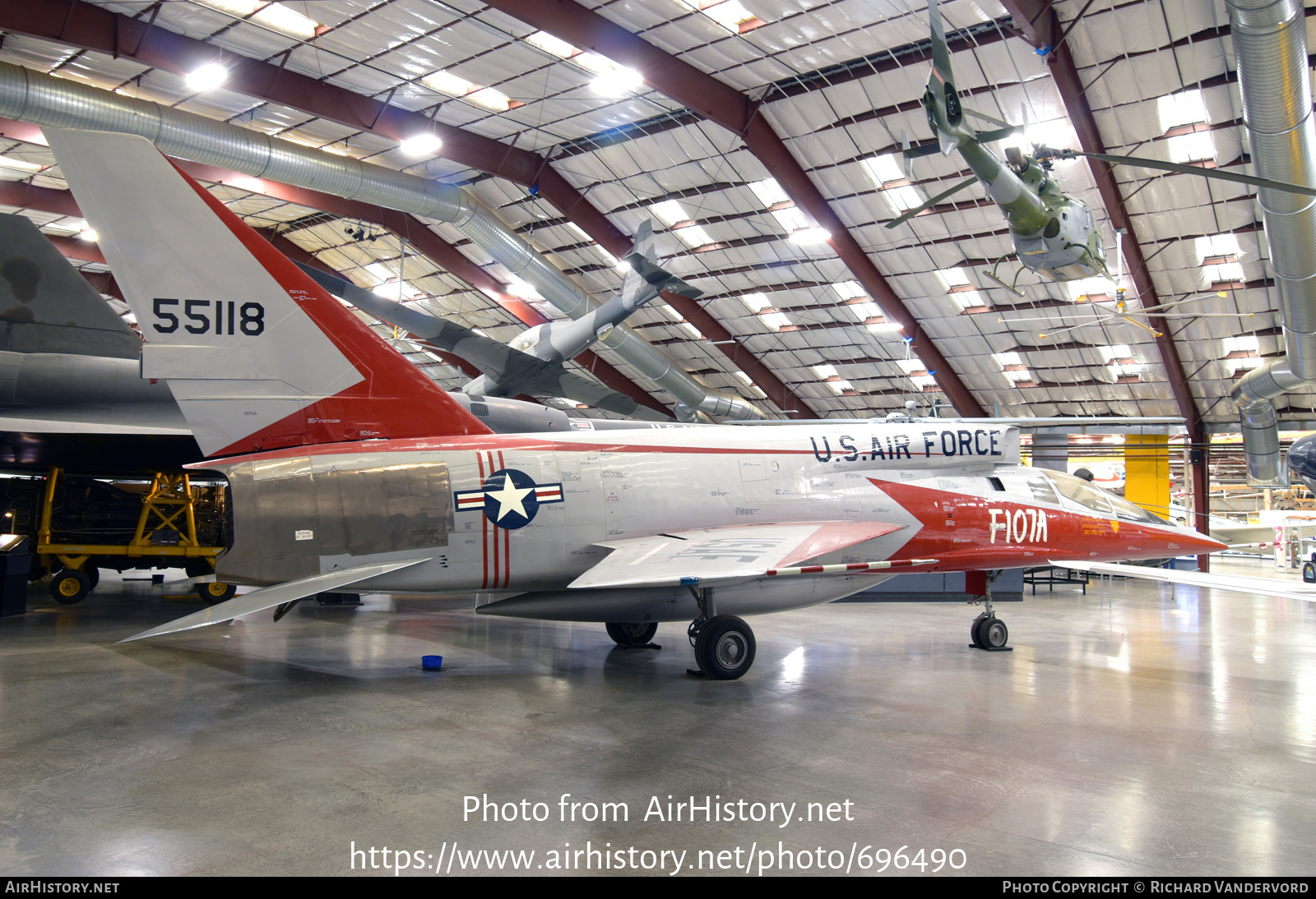 Aircraft Photo of 55-5118 / 55118 | North American F-107A | USA - Air Force | AirHistory.net #696490