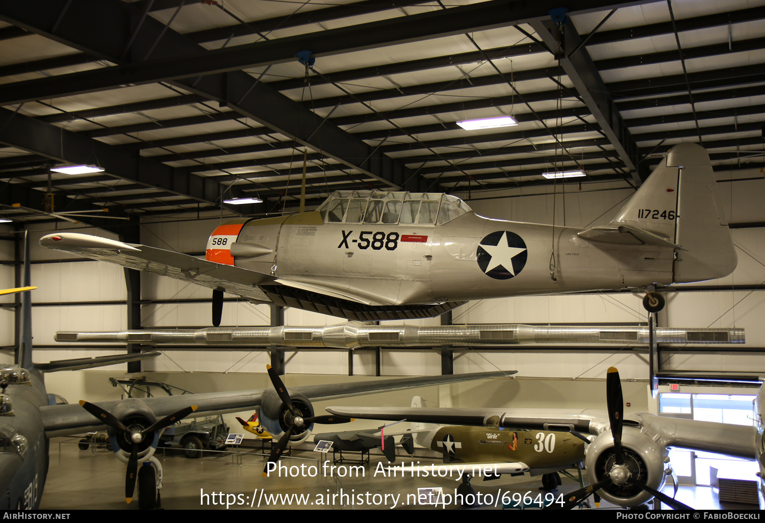 Aircraft Photo of 41-17246 / 117246 | North American T-6G Texan | USA - Air Force | AirHistory.net #696494