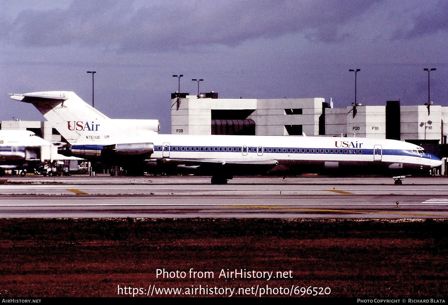 Aircraft Photo of N751US | Boeing 727-214/Adv | USAir | AirHistory.net #696520