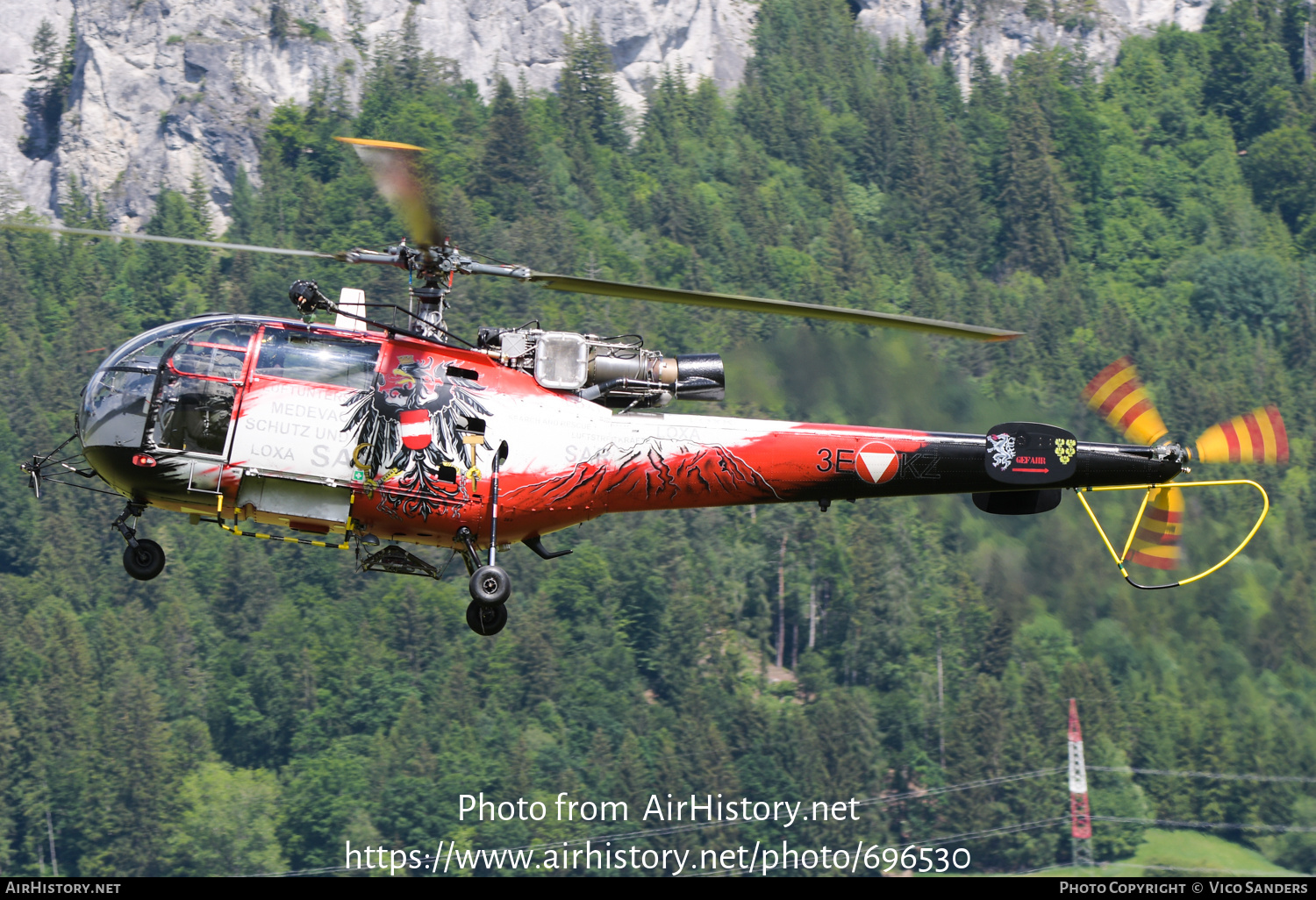 Aircraft Photo of 3E-KZ | Aerospatiale SA-316B Alouette III | Austria - Air Force | AirHistory.net #696530