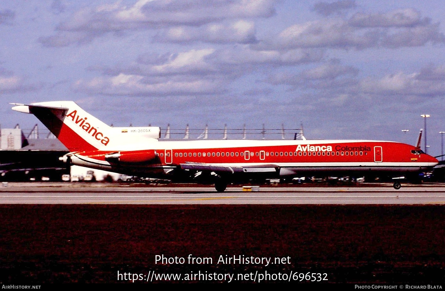 Aircraft Photo of HK-3605X | Boeing 727-264 | Avianca | AirHistory.net #696532