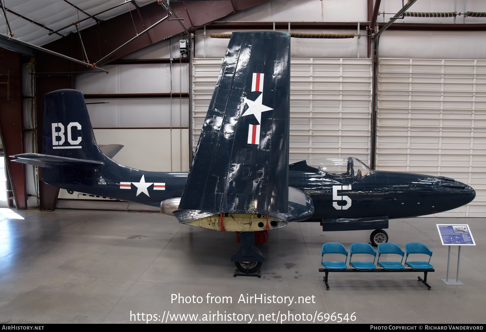 Aircraft Photo of 111768 | McDonnell FH-1 Phantom | USA - Marines | AirHistory.net #696546