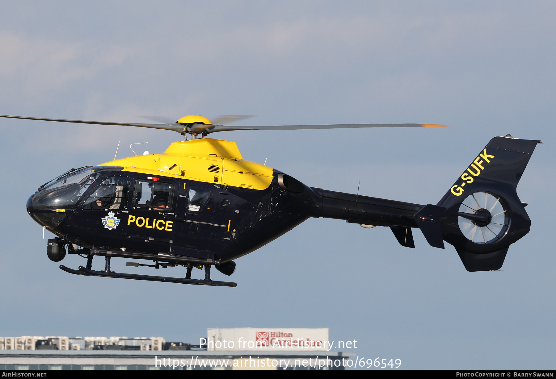 Aircraft Photo of G-SUFK | Eurocopter EC-135P-2 | NPAS - National Police Air Service | AirHistory.net #696549