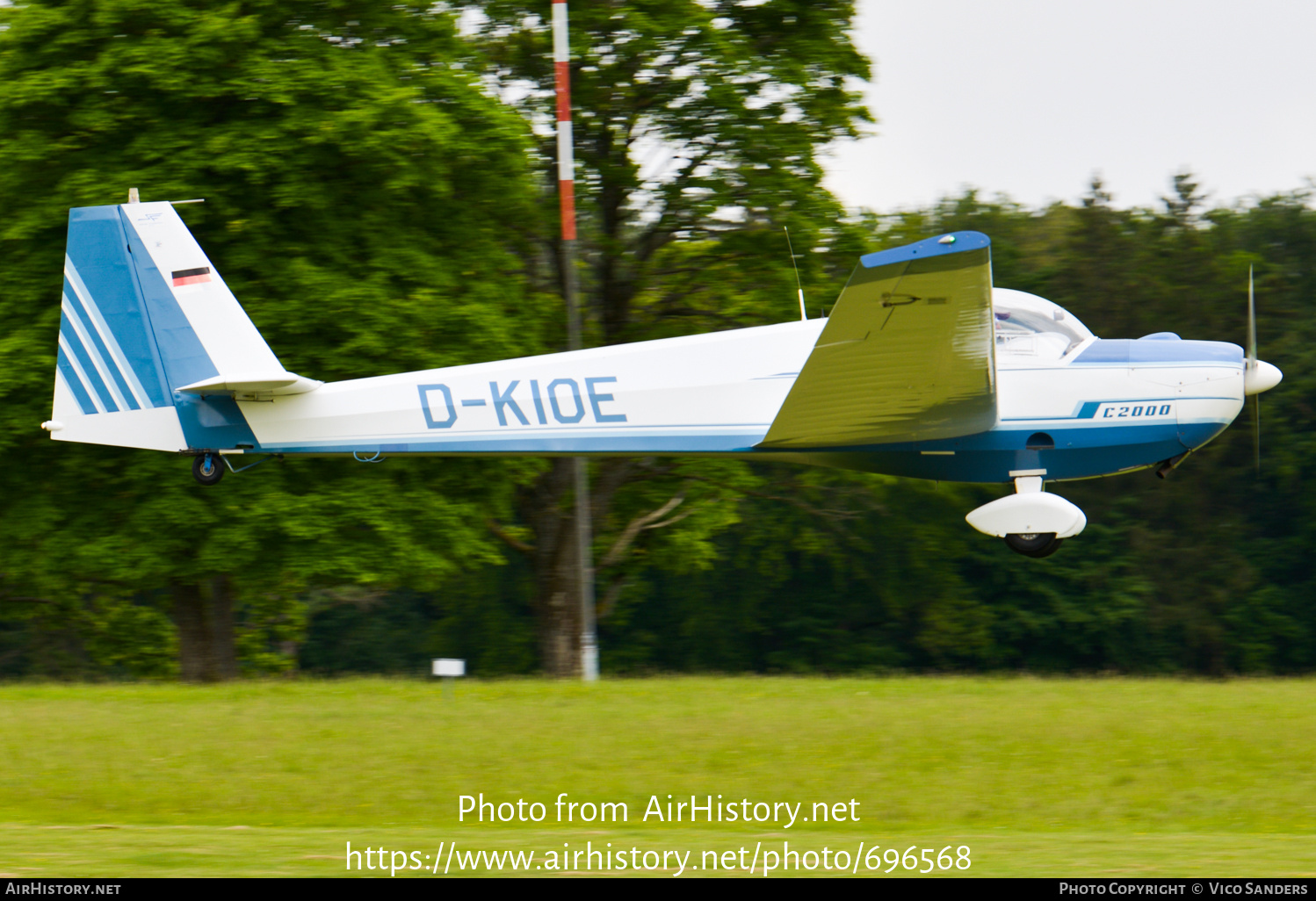 Aircraft Photo of D-KIOE | Scheibe SF-25C Falke 2000 | AirHistory.net #696568