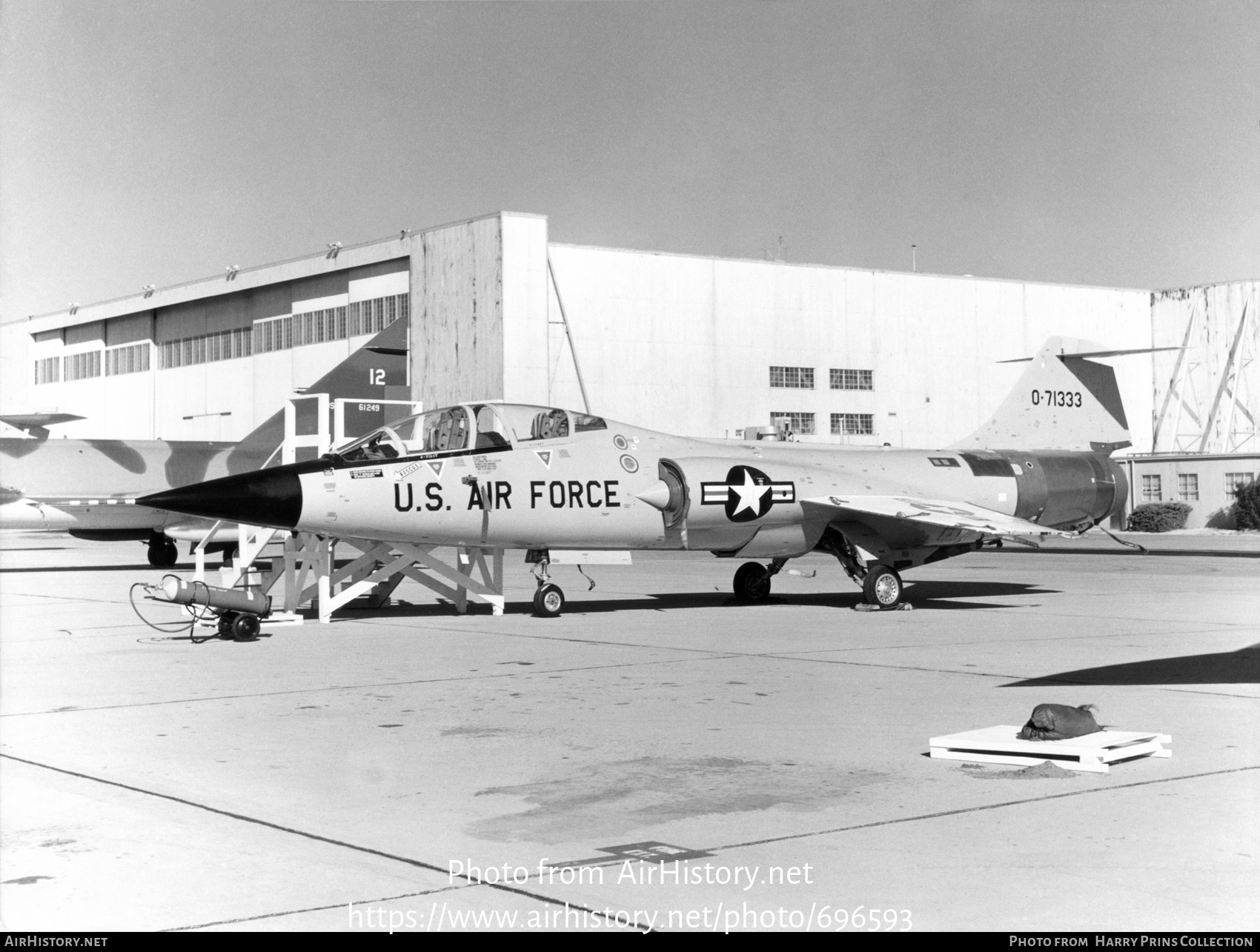 Aircraft Photo of 57-1333 / 0-71333 | Lockheed F-104D Starfighter | USA - Air Force | AirHistory.net #696593