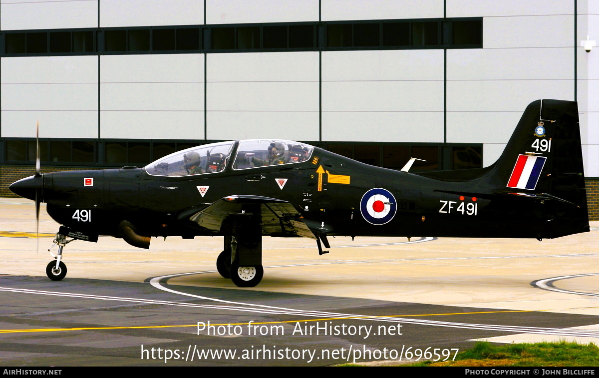 Aircraft Photo of ZF491 | Short S-312 Tucano T1 | UK - Air Force | AirHistory.net #696597