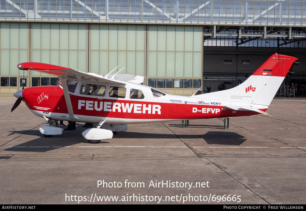 Aircraft Photo of D-EFVP | Cessna 206H Stationair | Feuerwehrflugdienst Niedersachsen | AirHistory.net #696665