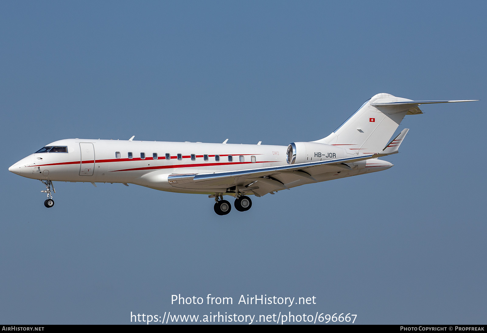 Aircraft Photo of HB-JOR | Bombardier Global 5000 (BD-700-1A11) | AirHistory.net #696667