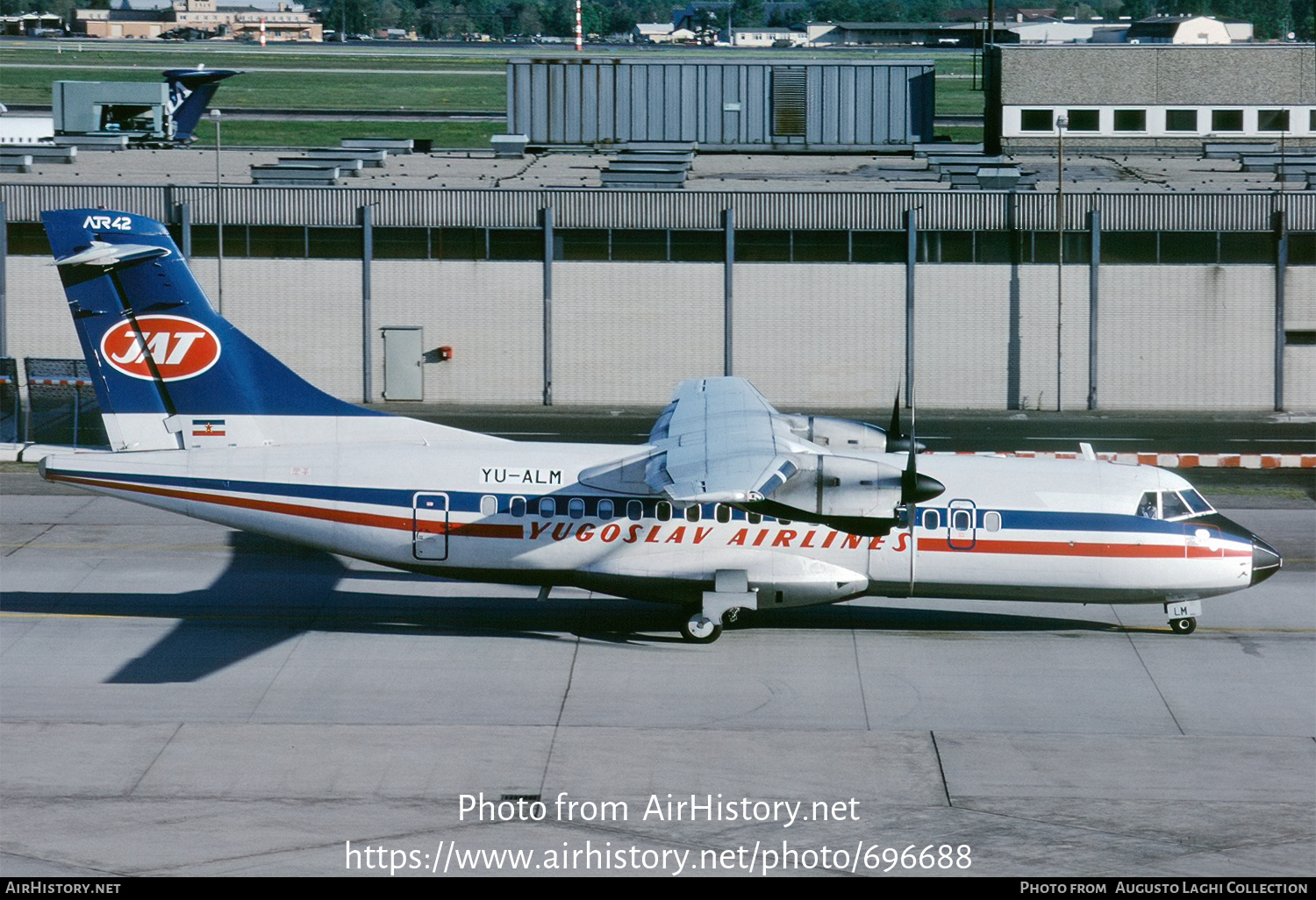 Aircraft Photo of YU-ALM | ATR ATR-42-300 | JAT Yugoslav Airlines - Jugoslovenski Aerotransport | AirHistory.net #696688