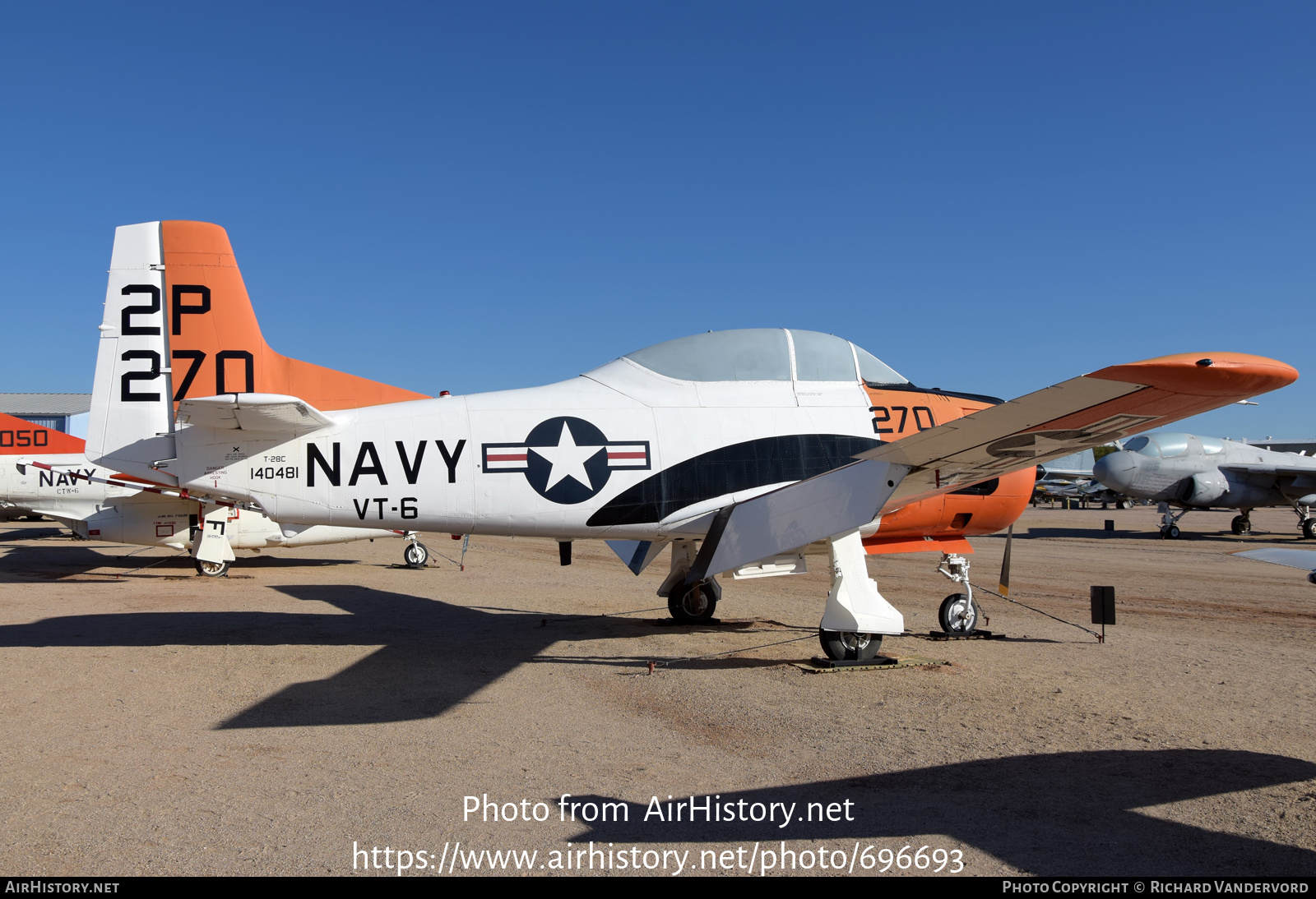 Aircraft Photo of 140481 | North American T-28C Trojan | USA - Navy | AirHistory.net #696693