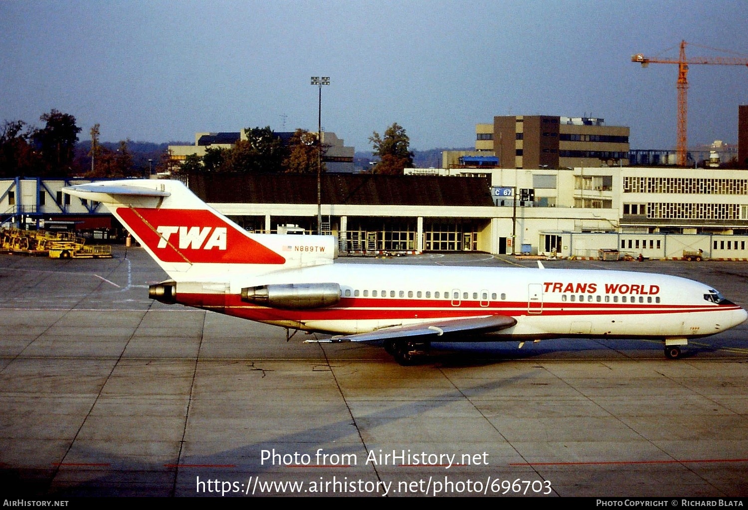 Aircraft Photo of N889TW | Boeing 727-31 | Trans World Airlines - TWA | AirHistory.net #696703