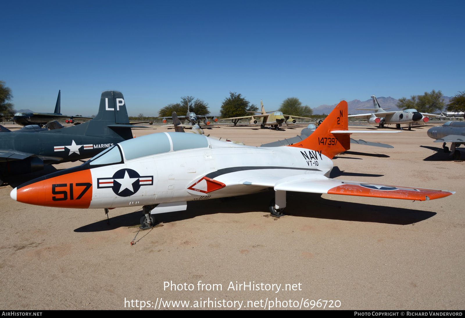 Aircraft Photo of 147397 | Grumman TF-9J Cougar | USA - Navy | AirHistory.net #696720