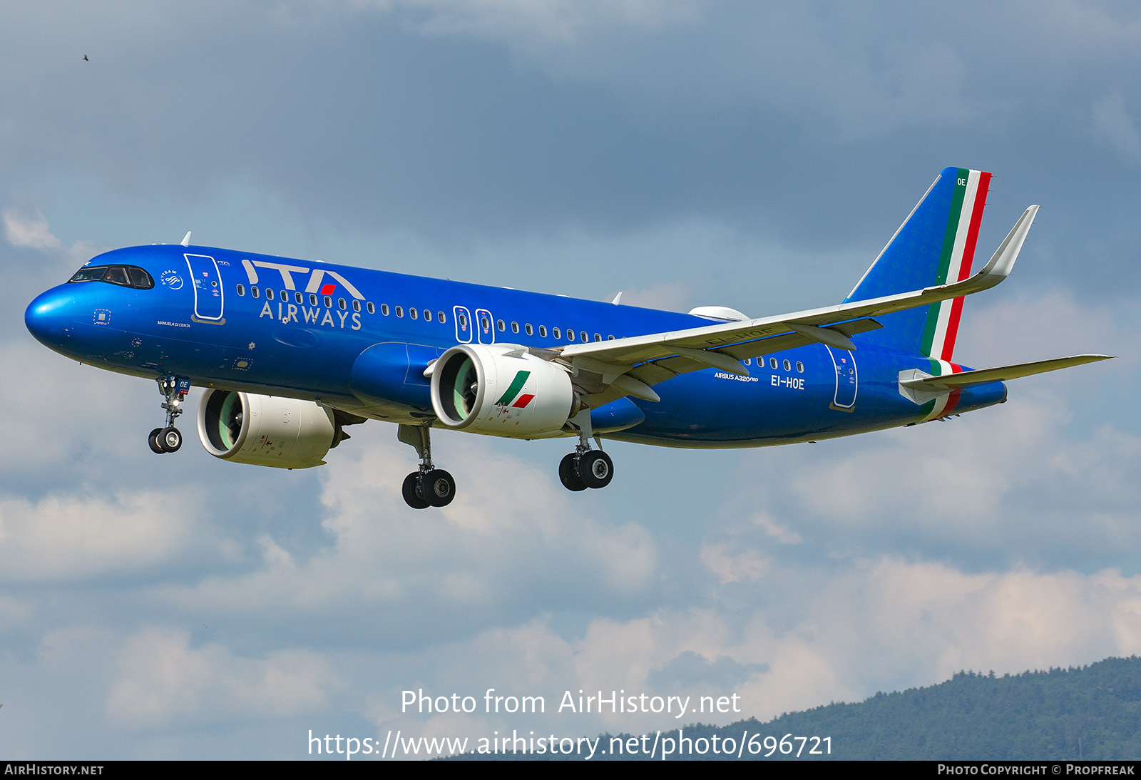 Aircraft Photo of EI-HOE | Airbus A320-271N | ITA Airways | AirHistory.net #696721