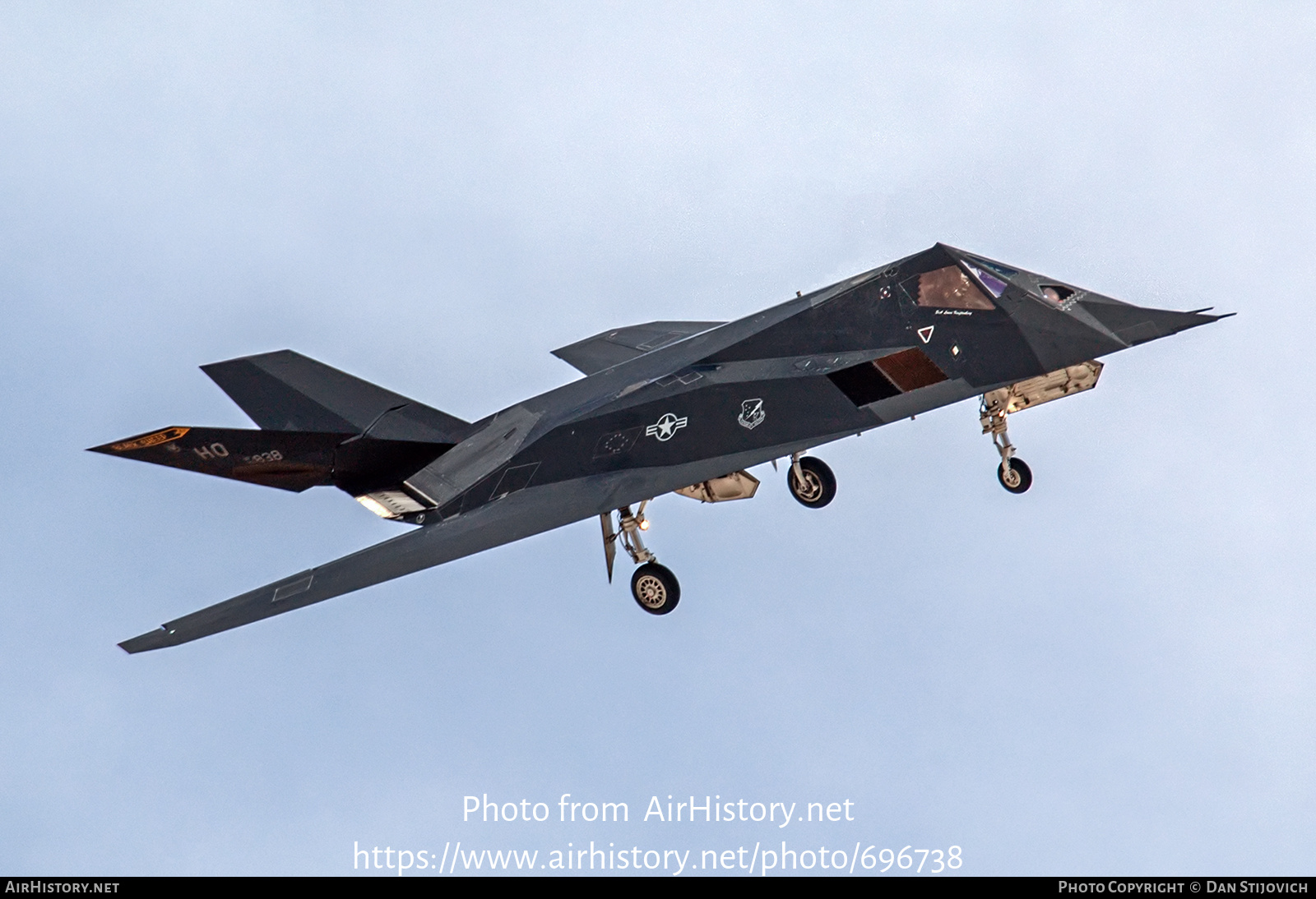 Aircraft Photo of 86-0838 / AF86-838 | Lockheed F-117A Nighthawk | USA - Air Force | AirHistory.net #696738