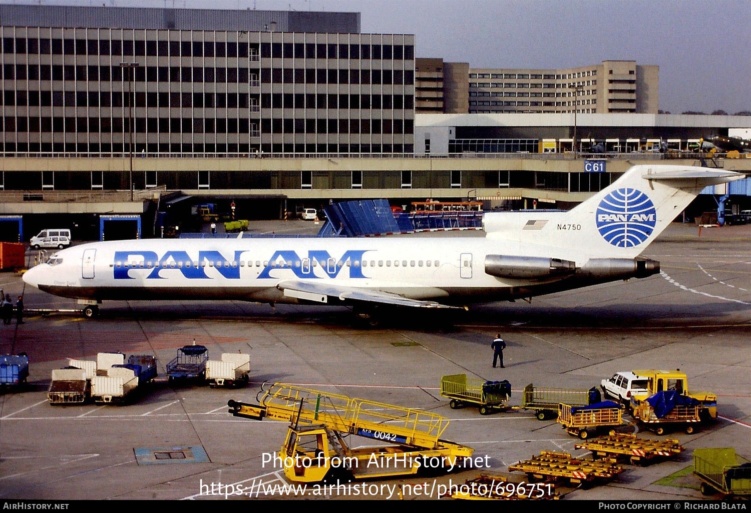 Aircraft Photo of N4750 | Boeing 727-235 | Pan American World Airways - Pan Am | AirHistory.net #696751