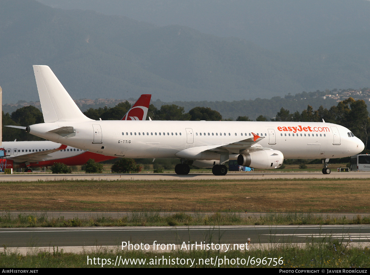 Aircraft Photo of G-TTIG | Airbus A321-231 | EasyJet | AirHistory.net #696756