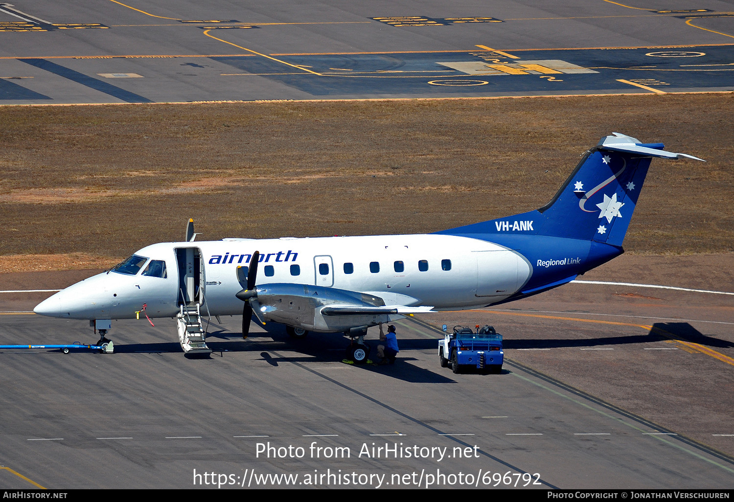 Aircraft Photo of VH-ANK | Embraer EMB-120RT Brasilia | Air North | AirHistory.net #696792