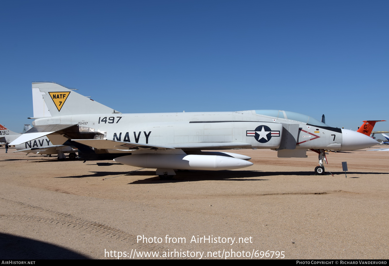 Aircraft Photo of 151497 / 1497 | McDonnell YF-4J Phantom II | USA - Navy | AirHistory.net #696795