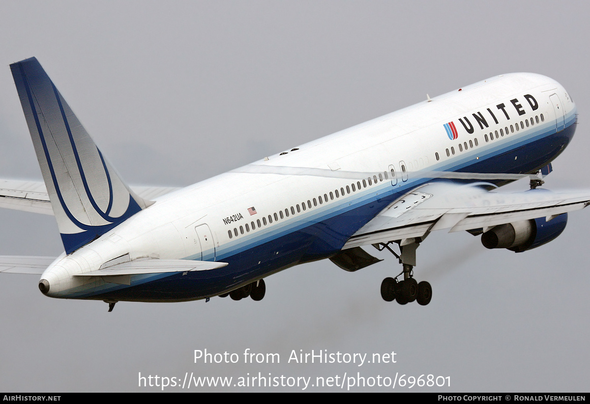 Aircraft Photo of N642UA | Boeing 767-322/ER | United Airlines | AirHistory.net #696801