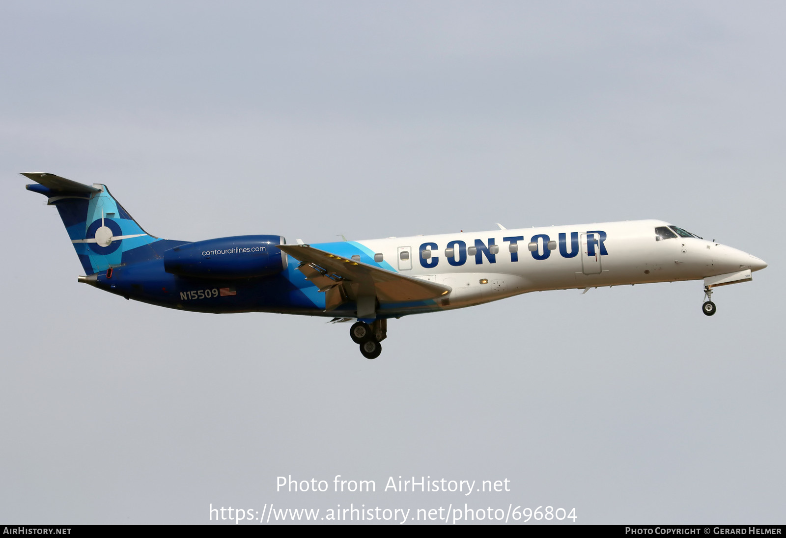 Aircraft Photo of N15509 | Embraer ERJ-135ER (EMB-135ER) | Contour Airlines | AirHistory.net #696804