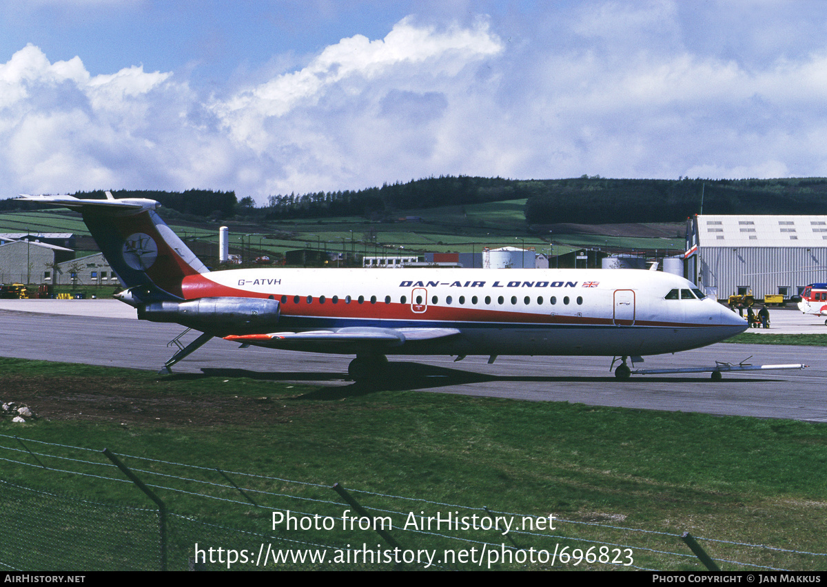 Aircraft Photo of G-ATVH | BAC 111-207AJ One-Eleven | Dan-Air London | AirHistory.net #696823