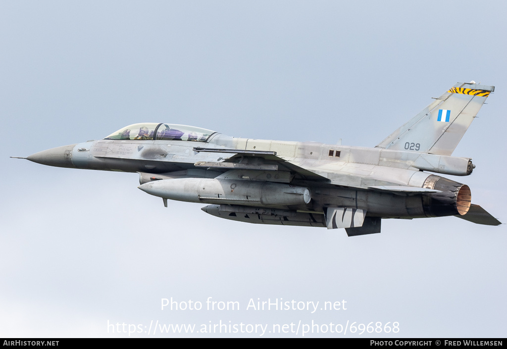 Aircraft Photo of 029 | General Dynamics F-16D Fighting Falcon | Greece - Air Force | AirHistory.net #696868