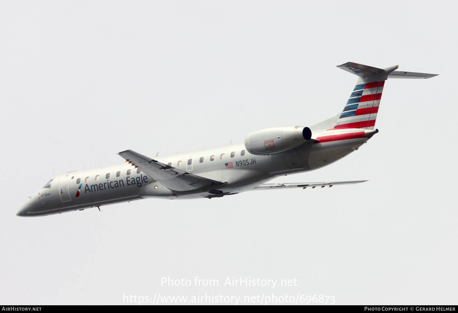 Aircraft Photo of N905JH | Embraer ERJ-145LR (EMB-145LR) | American Eagle | AirHistory.net #696873