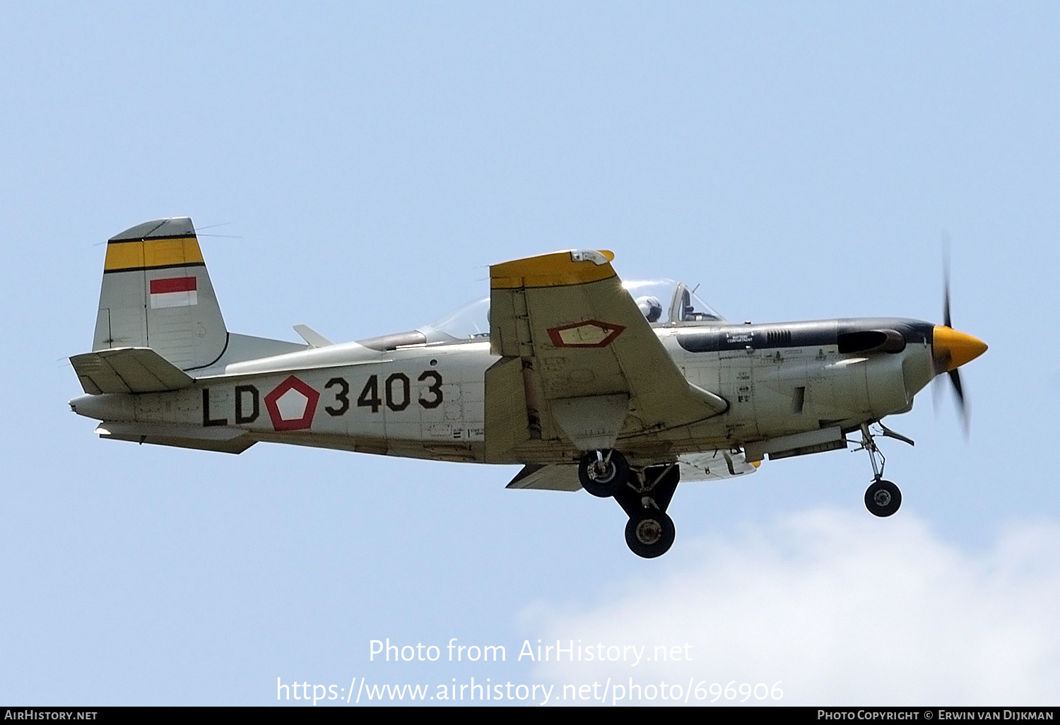 Aircraft Photo of LD-3403 | Beech T-34C-1 Turbo Mentor | Indonesia - Air Force | AirHistory.net #696906