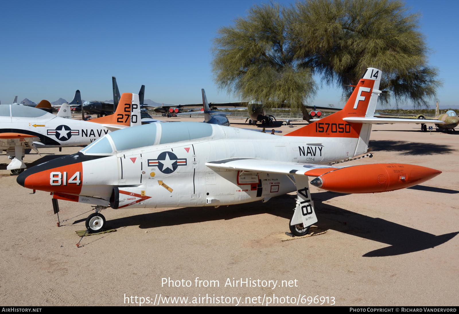 Aircraft Photo of 157050 | North American Rockwell T-2C Buckeye | USA - Navy | AirHistory.net #696913