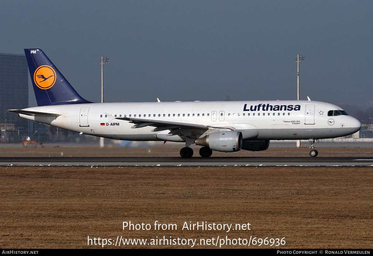 Aircraft Photo of D-AIPM | Airbus A320-211 | Lufthansa | AirHistory.net #696936