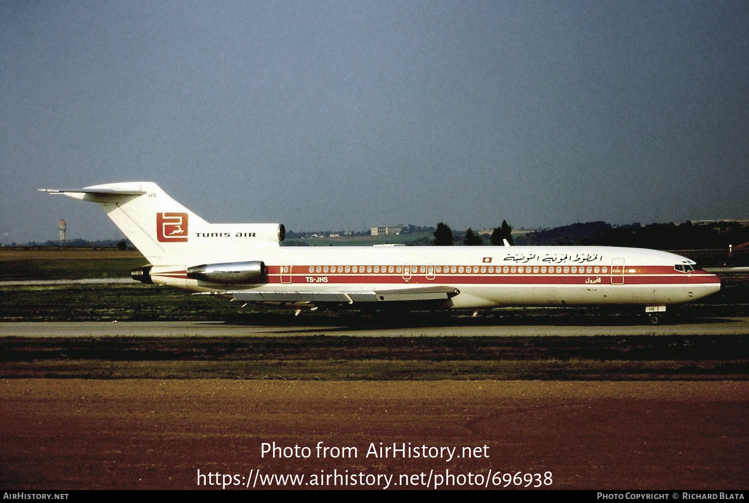 Aircraft Photo of TS-JHS | Boeing 727-2H3/Adv | Tunis Air | AirHistory.net #696938