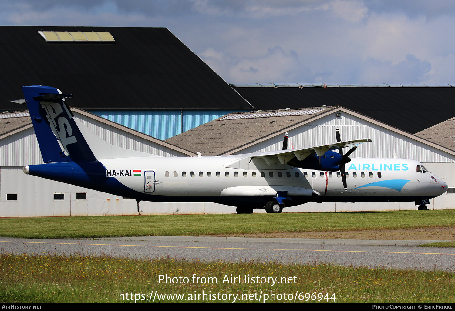 Aircraft Photo of HA-KAI | ATR ATR-72-202/F | ASL Airlines | AirHistory.net #696944