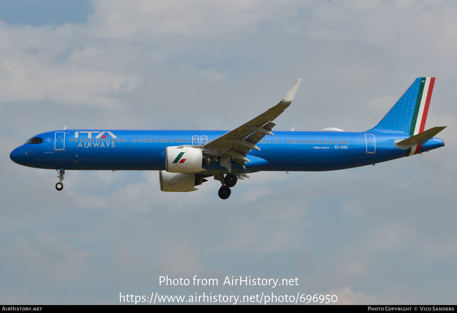 Aircraft Photo of EI-HXE | Airbus A321-271NX | ITA Airways | AirHistory.net #696950