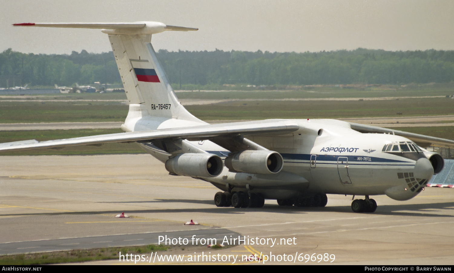 Aircraft Photo of RA-76467 | Ilyushin Il-76TD | Aeroflot | AirHistory.net #696989