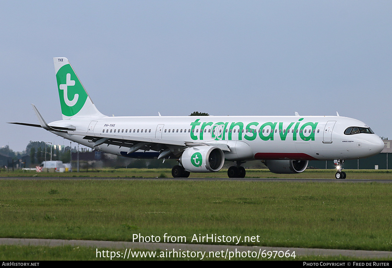 Aircraft Photo of PH-YHX | Airbus A321-252NX | Transavia | AirHistory.net #697064