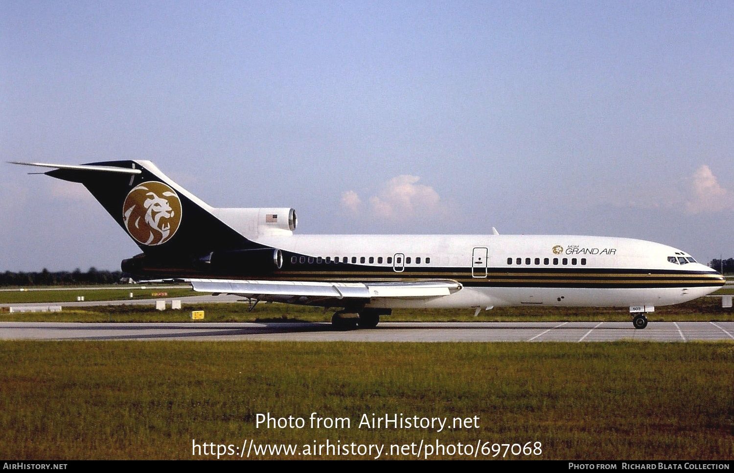 Aircraft Photo of N503MG | Boeing 727-191 | MGM Grand Air | AirHistory.net #697068