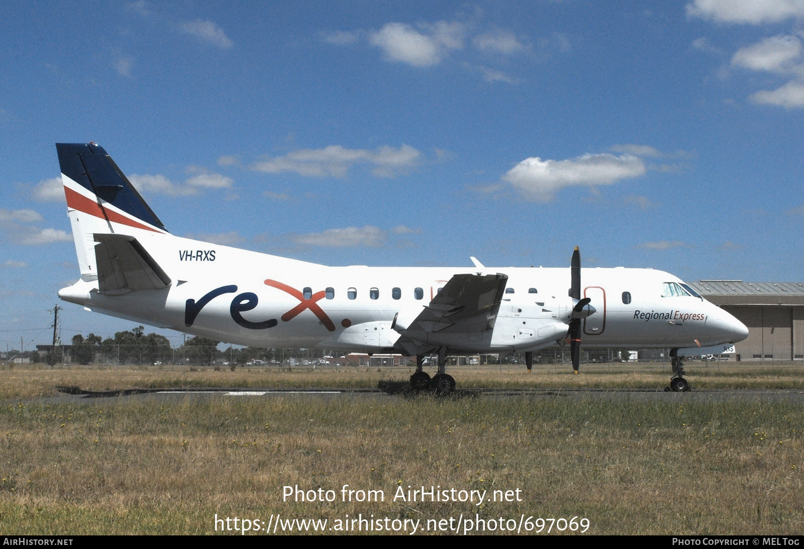 Aircraft Photo of VH-RXS | Saab 340B | REX - Regional Express | AirHistory.net #697069