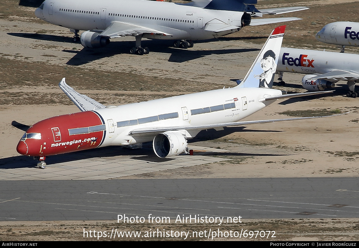 Aircraft Photo of VP-CVD | Boeing 787-9 Dreamliner | Norwegian | AirHistory.net #697072