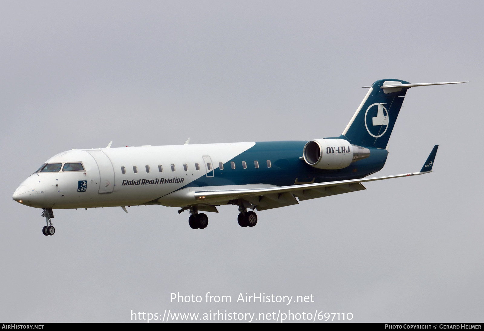 Aircraft Photo of OY-CRJ | Bombardier CRJ-200LR (CL-600-2B19) | Global Reach Aviation - GRA | AirHistory.net #697110