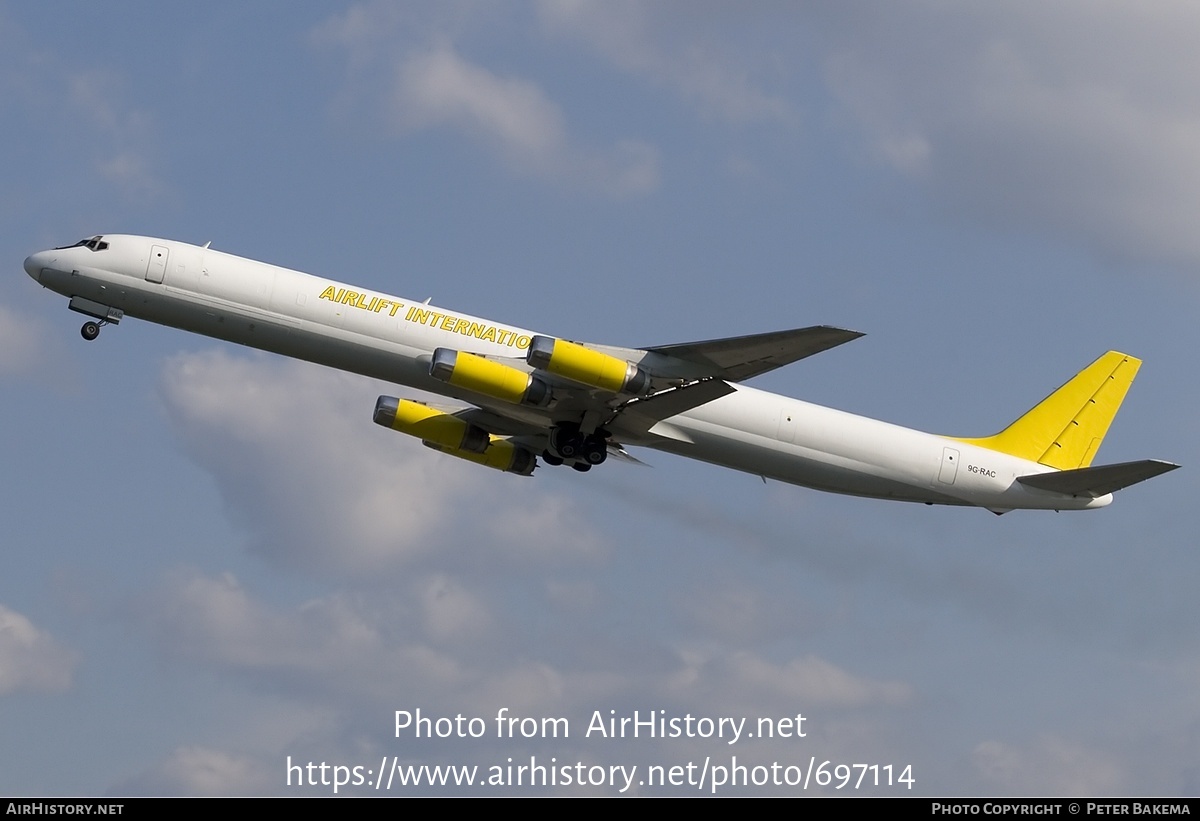 Aircraft Photo of 9G-RAC | McDonnell Douglas DC-8-63(F) | Airlift International | AirHistory.net #697114