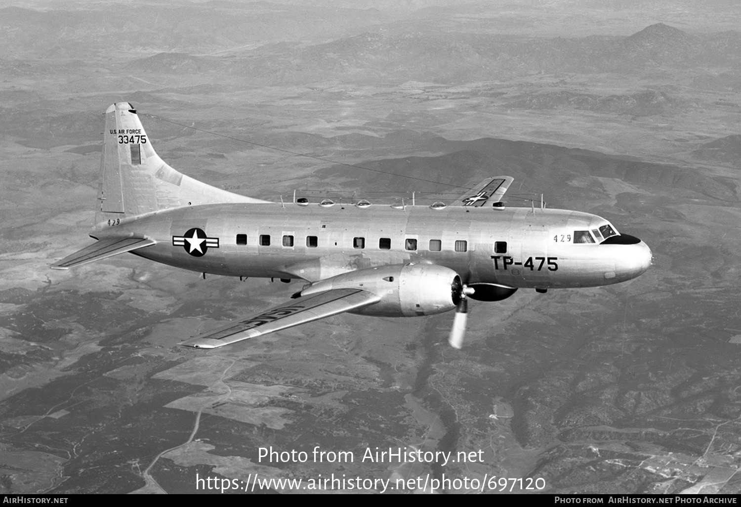 Aircraft Photo of 53-3475 / 33475 | Convair T-29C | USA - Air Force | AirHistory.net #697120