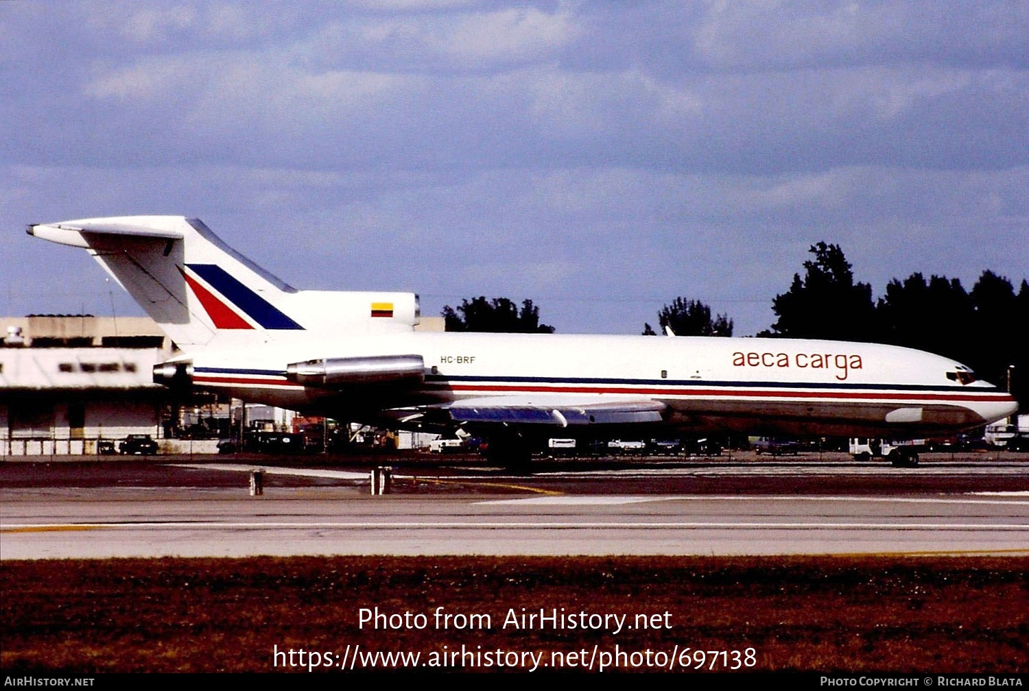 Aircraft Photo of HC-BRF | Boeing 727-23(F) | AECA Carga - Aeroservicios Ecuatorianos | AirHistory.net #697138